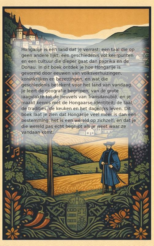 Achterkant van Alles over Hongarije