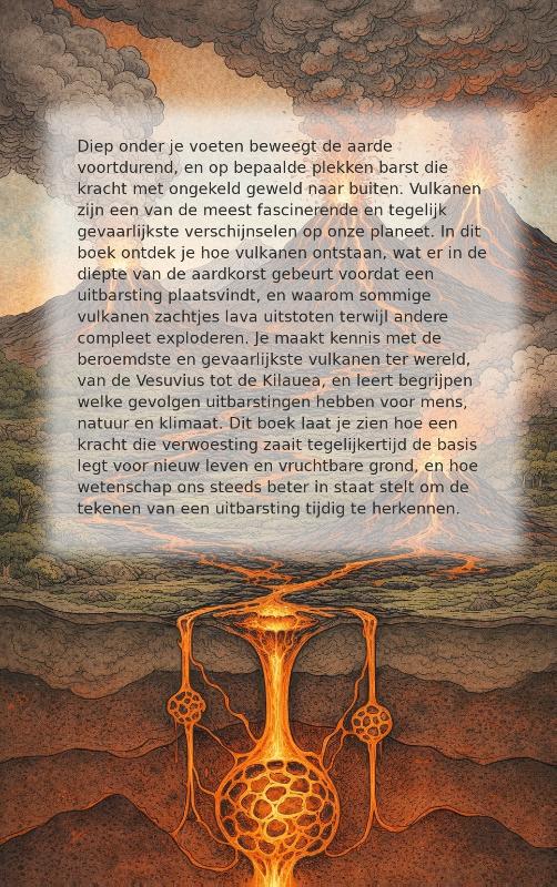 Achterkant van Alles over Vulkanen