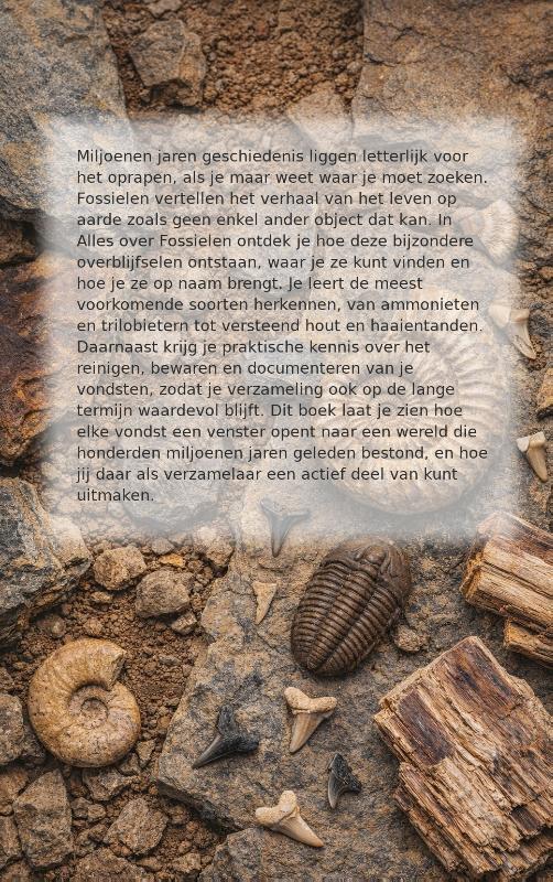 Achterkant van Alles over Fossielen