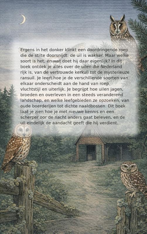Achterkant van Alles over Uilen in Nederland