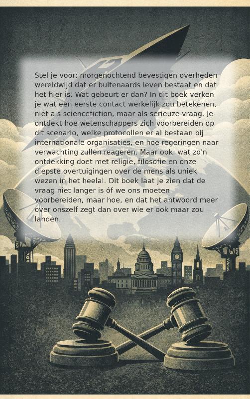 Achterkant van Wat als Aliens Morgen Landen