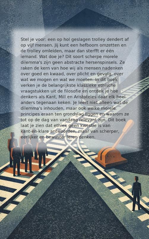 Achterkant van Het Trolleyprobleem en Andere Morele Dilemma's