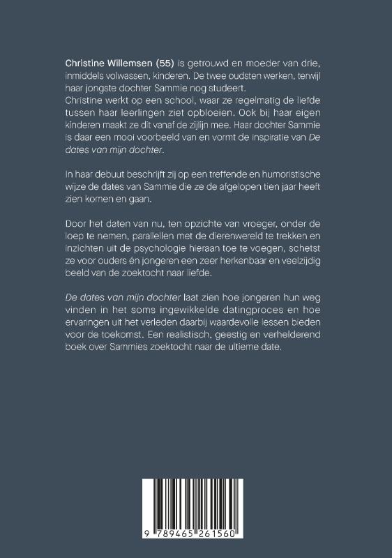 Achterkant van De dates van mijn dochter