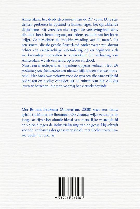 Achterkant van De verlossing van Amsterdam