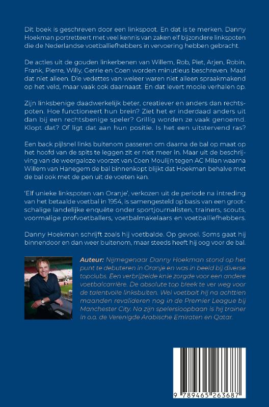 Achterkant van 11 unieke linkspoten van Oranje