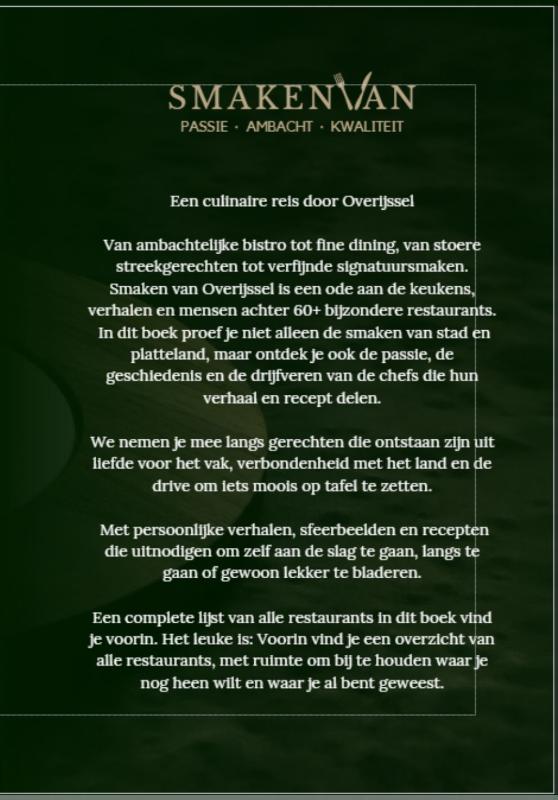 Achterkant van Smaken van Overijssel