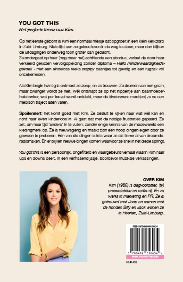 Achterkant van You got this