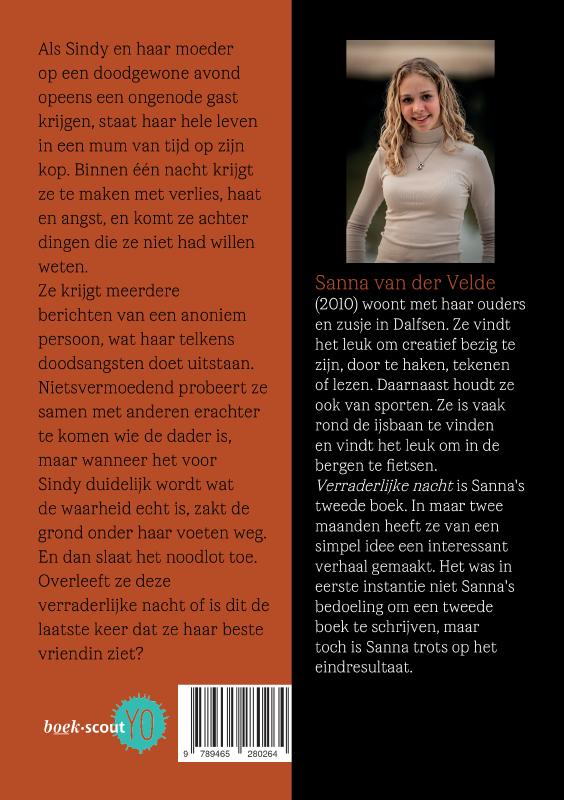 Achterkant van Verraderlijke nacht