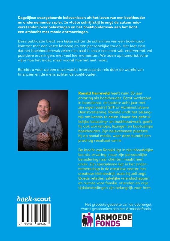 Achterkant van Belevenissen van een boekhouder