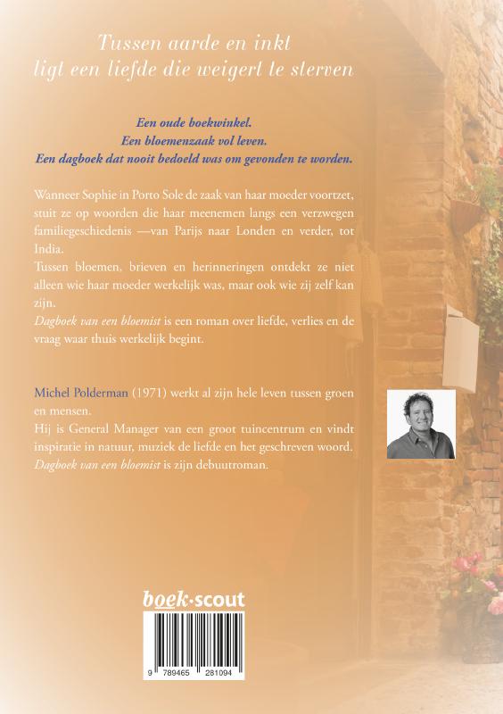 Achterkant van Dagboek van een bloemist
