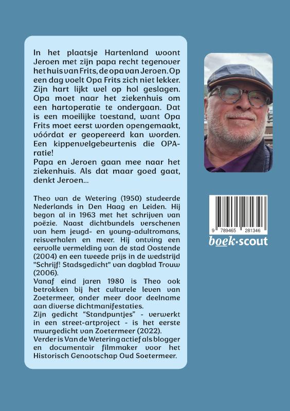 Achterkant van De hartenrits van Opa Frits