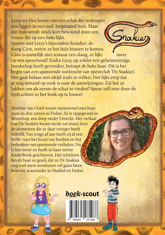 Achterkant van De Snakies