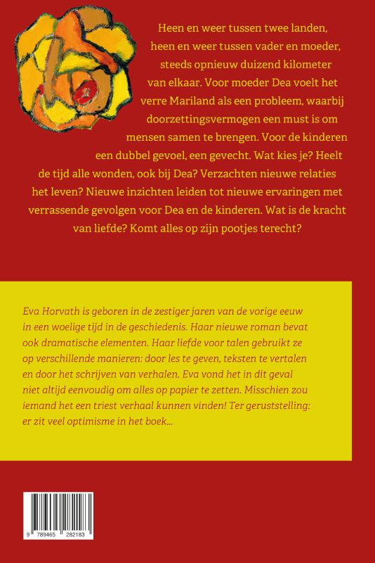Achterkant van Twee rozen, twee zoons