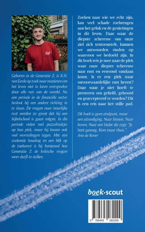 Achterkant van Reis naar het stille pad