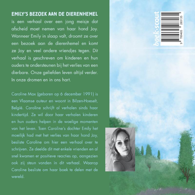 Achterkant van Emily’s bezoek aan de dierenhemel
