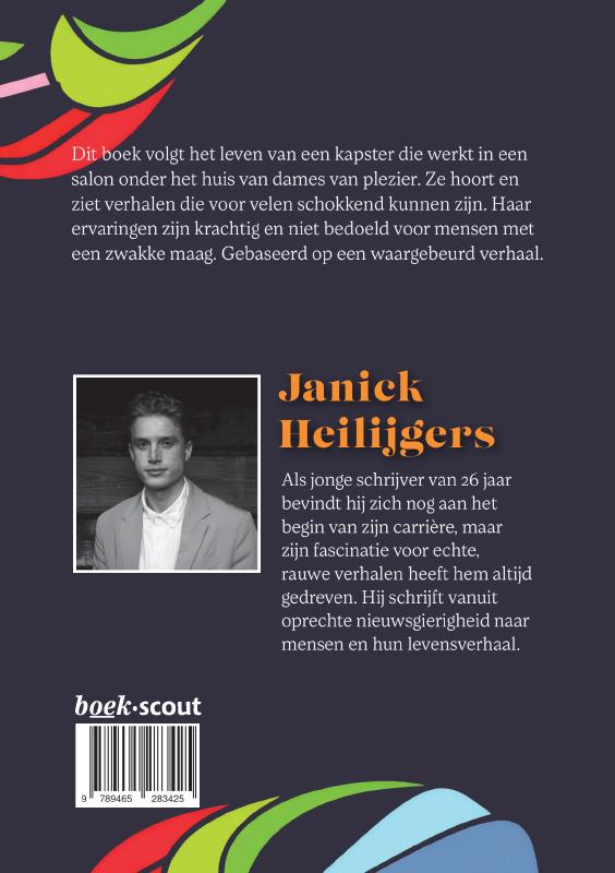 Achterkant van Knippen in de schaduw