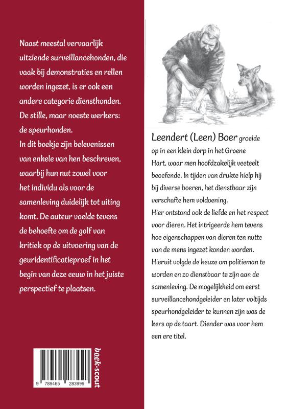Achterkant van Memoires van een speurhondgeleider