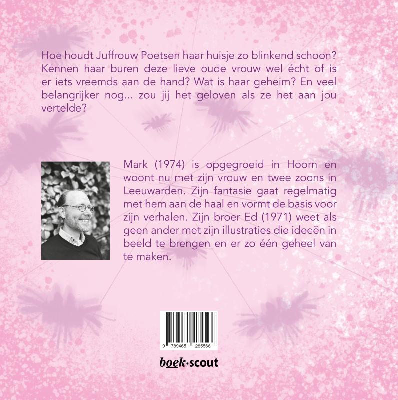 Achterkant van Het schone geheim van Juffrouw Poetsen