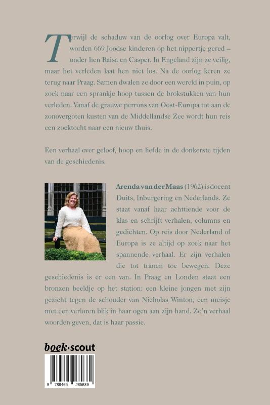 Achterkant van Raisa en de kindertrein
