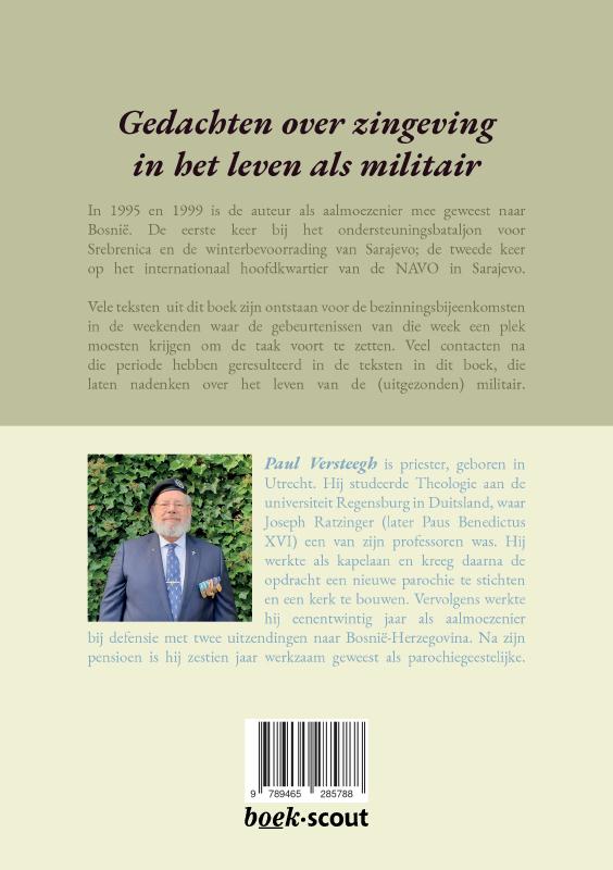 Achterkant van Militairen zijn ook mensen