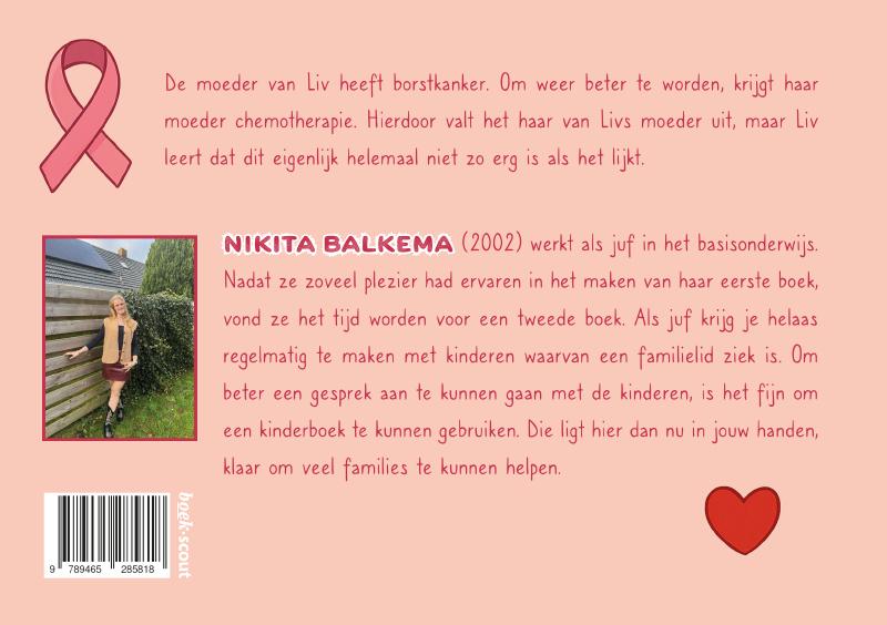 Achterkant van Mijn mama zonder haar