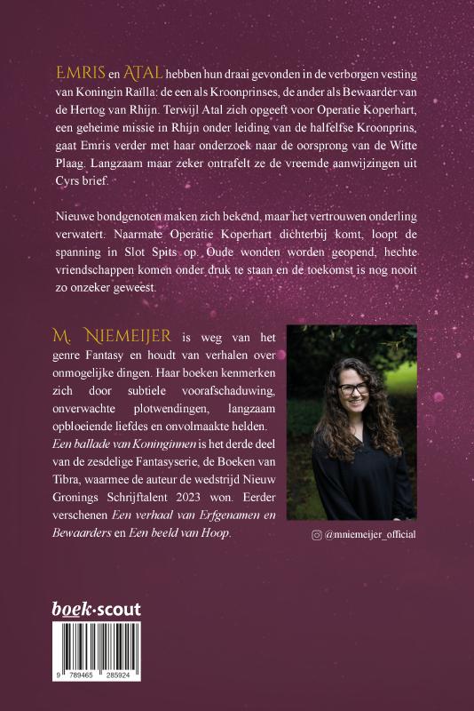 Achterkant van Een ballade van Koninginnen