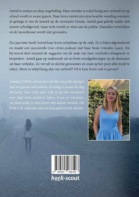 Achterkant van De podcastmoorden