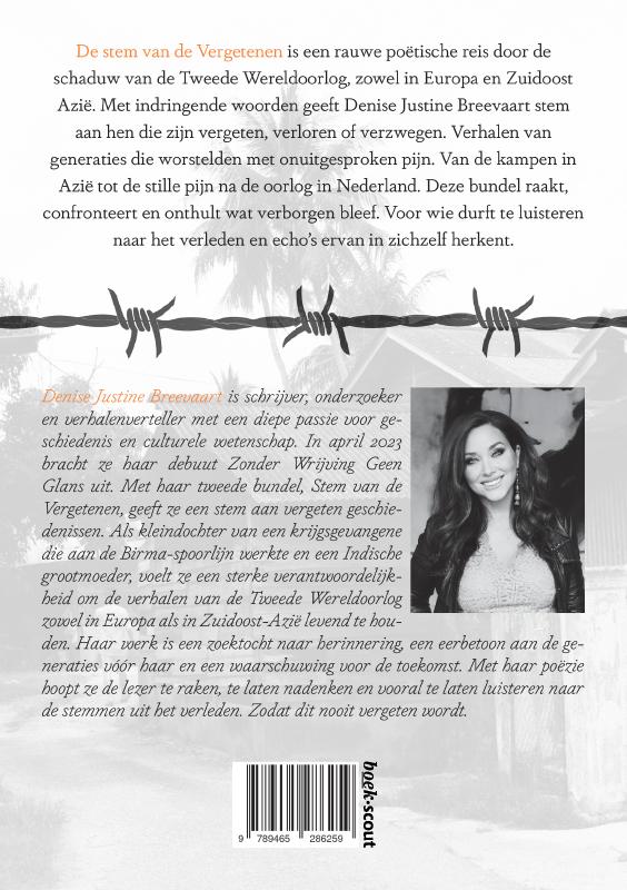 Achterkant van Stem van de Vergetenen