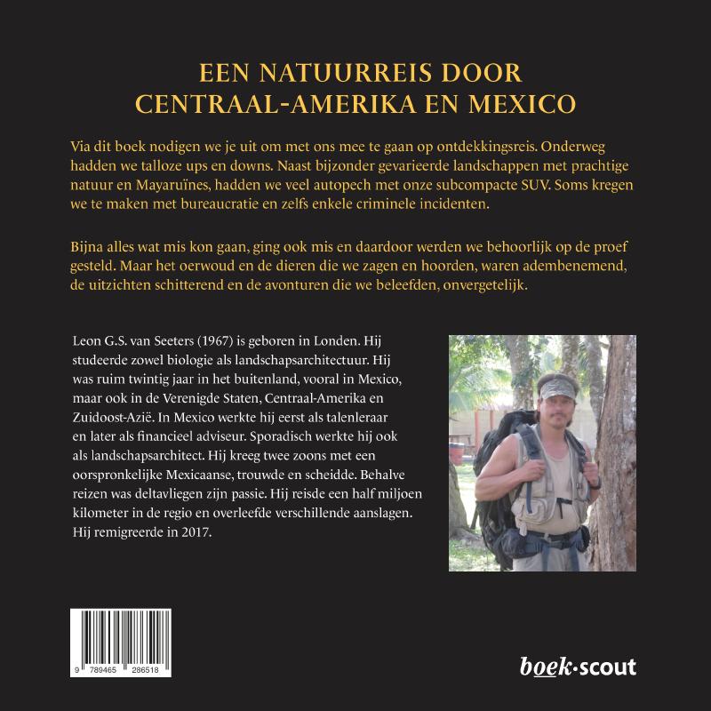 Achterkant van Meso-Amerika overland