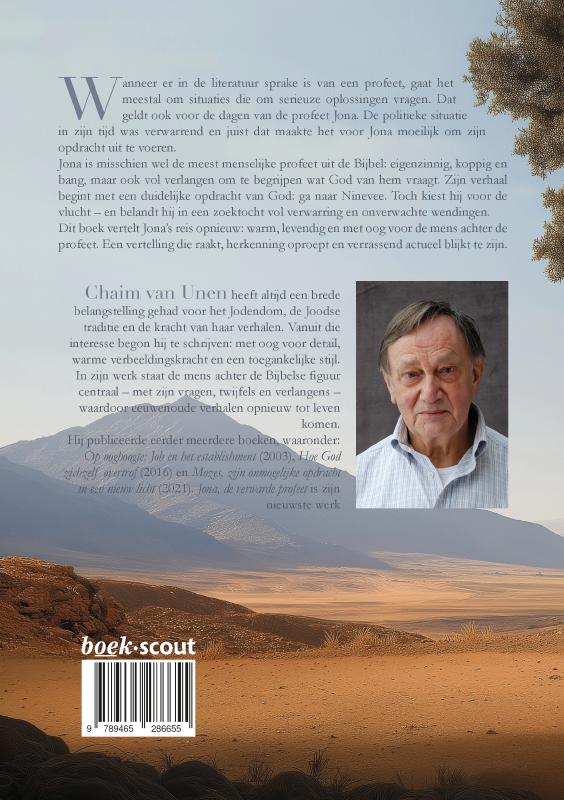 Achterkant van Jona, de verwarde profeet
