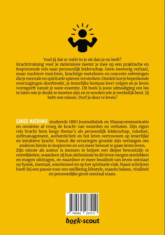 Achterkant van Krachttraining voor je zielsmissie