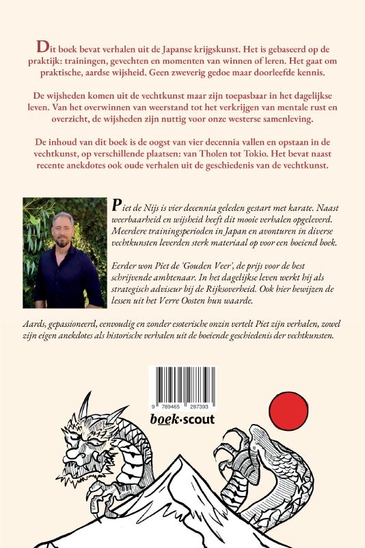 Achterkant van Open geest, gesloten vuist