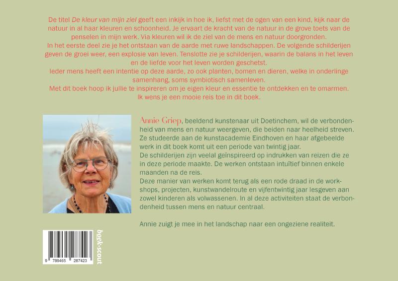 Achterkant van De kleur van mijn ziel