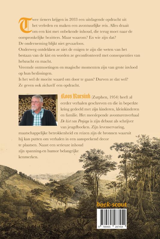 Achterkant van De kist van Penjaga
