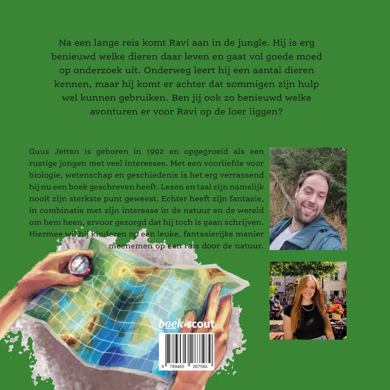 Achterkant van Ravi in de jungle