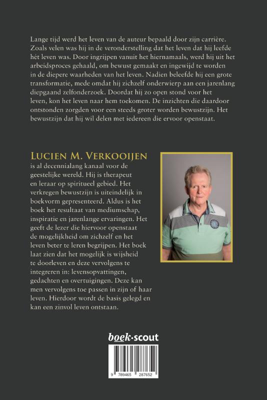Achterkant van Omdat het leven liefde is