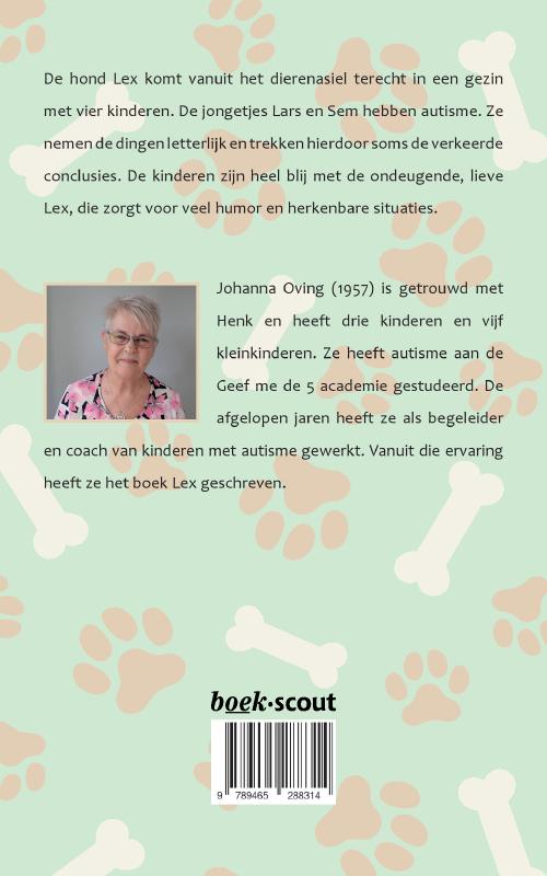 Achterkant van Lex