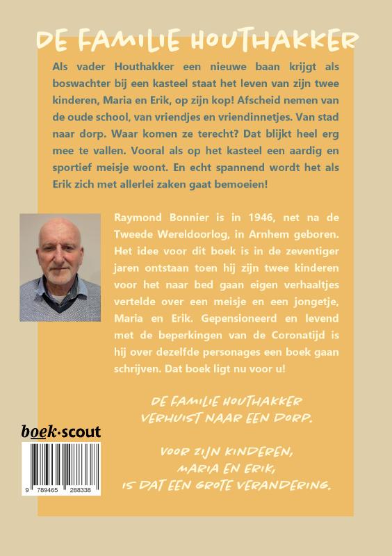 Achterkant van De familie Houthakker