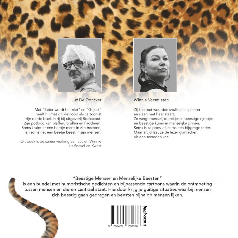 Achterkant van Beestige mensen & menselijke beesten