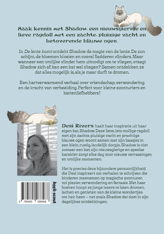 Achterkant van De lente komt