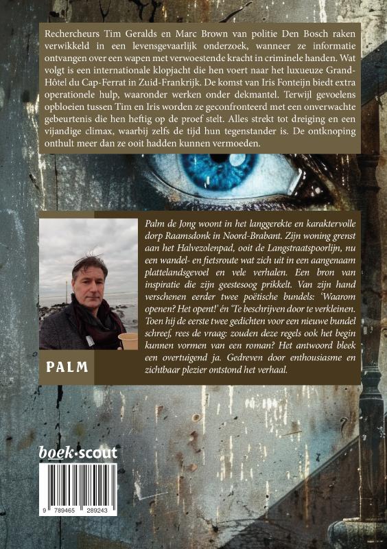 Achterkant van Een vloek en een romance in Zuid-Frankrijk