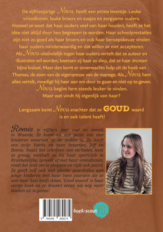 Achterkant van Goud waard