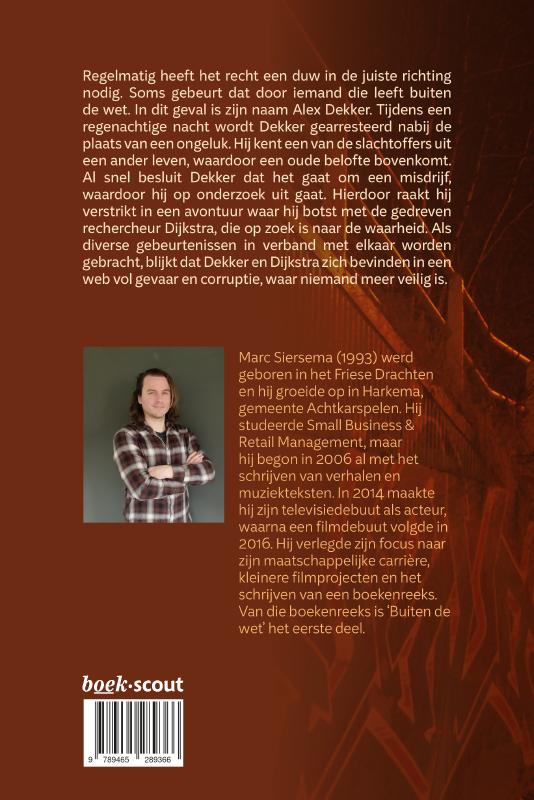 Achterkant van Buiten de wet