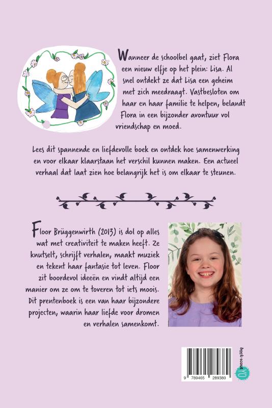 Achterkant van Flora redt de Elfjes