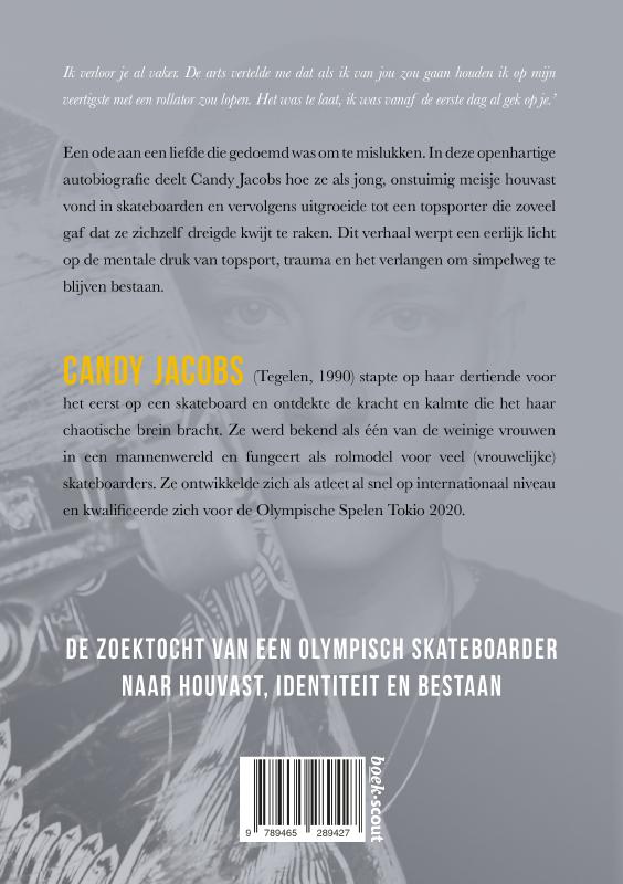 Achterkant van Je bent maar een plank
