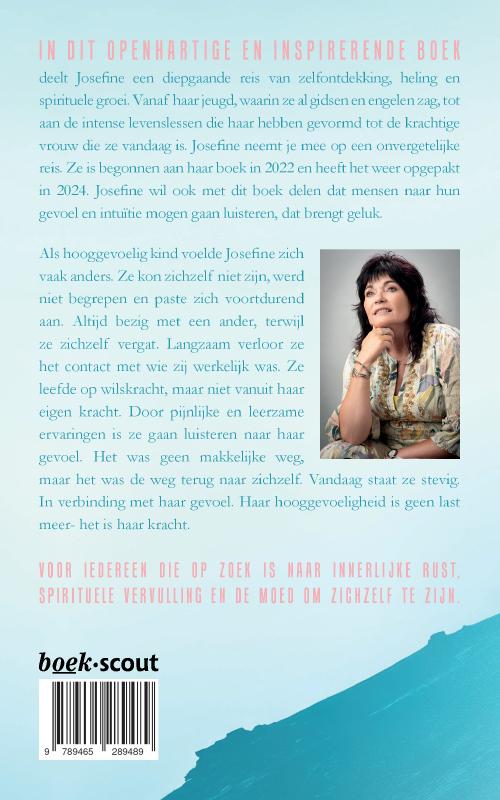 Achterkant van Een reis naar het hoger bewustzijn en in je kracht gaan staan