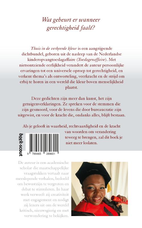 Achterkant van Thuis in de verkeerde kleur