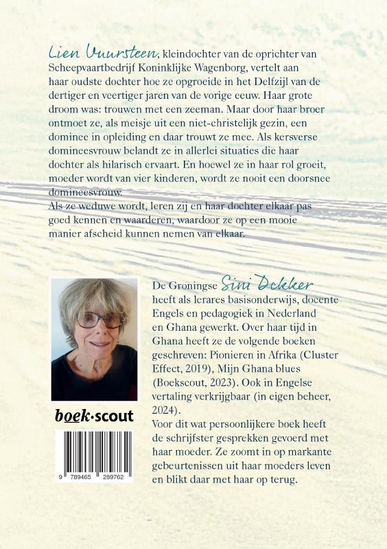 Achterkant van Een meisje uit Delfzijl