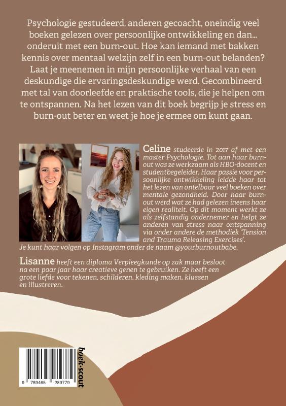 Achterkant van De psychologiedocent die een burn-out kreeg