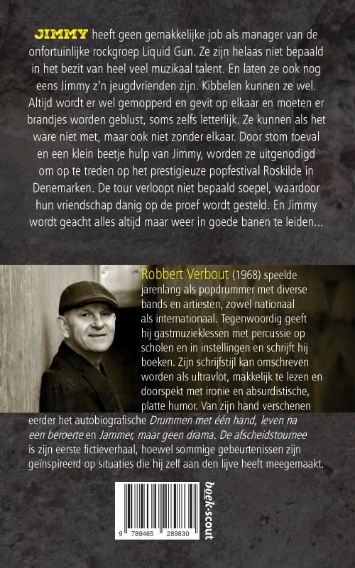 Achterkant van De afscheidstournee